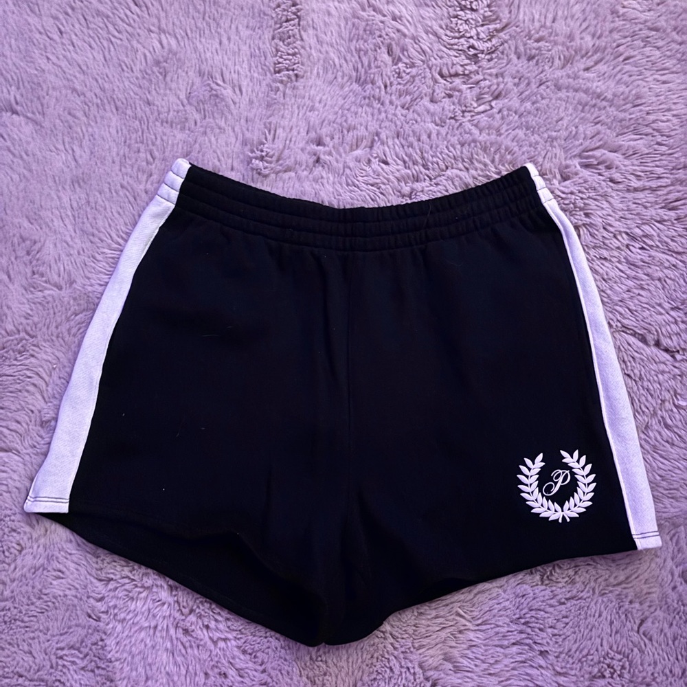 NWOT- PINK Victoria's Secret Black and White Shorts, Super Comfy!